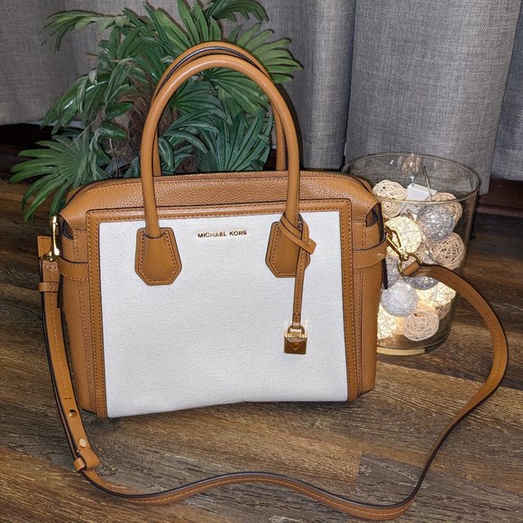 NWOT Michael Kors Mercer Satchel Handbag - Picture 1 of 12